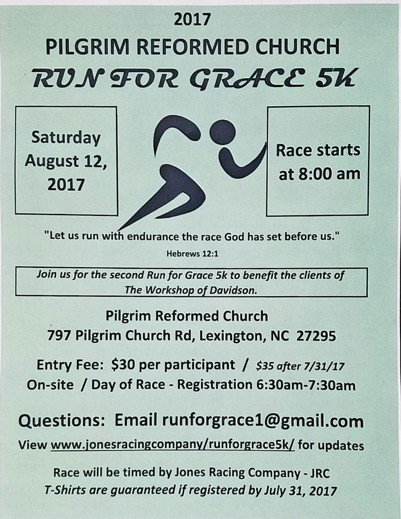 2017 Run for Grace flyer